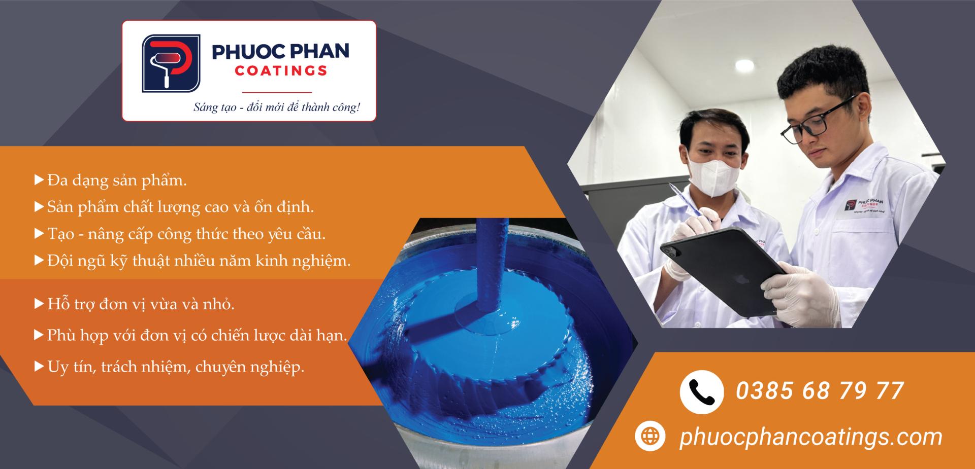 Dịch vụ gia công sơn nước Phước Phan Coatings